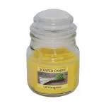 Fish Brand - Lemongrass Scented Wax Candle in Aroma Jar (Yellow, 20 Hours Burning)