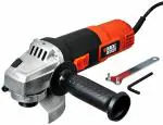 BLACK+DECKER 820 Watts, 4 inch (100mm) Angle Grinder Machine (Corded) for Grinding, Polishing and Cutting (Red & Black)