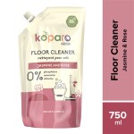 Floor Cleaner Infused With Teatree Oil |Mogra & Rose Fragrance | Skin Safe, Baby Safe & Pet-Friendly | Eco-Friendly, Non Toxic | Refill Pack - 750 ml