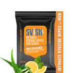 Svish On The Go Intimate Hygiene Wipes For Men l Skin Friendly pH | Dermatologically Tested| 100% Biodegradable Hygiene Wipes With Oud Fragrance & Natural Aloe Vera Extracts | Prevents Odour, irritation in intimate areas (Pack of 1 , 10 Wipes)