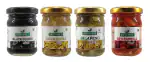 Green Piece Small size Olives Combo .(Pack of 4)(120gm x 4)