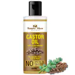 Nature Glow Herbal Castor Carrier Oil | Cold-processed Organic Oil for Hair Growth - 100ml