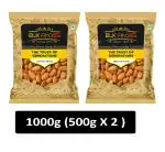 BLK Foods Select 1Kg Californian Almond Kernel | American Jumbo size Healthy Badam Giri Nuts (500g x 2packs)