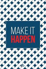 THINKPOT Make it Happen Multicolor Rectangular Paper Poster 12 x 18 inch