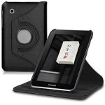 S-Hardline Samsung Galaxy Tab 2 7.0 P3100 Black Rotating Stand Flip Cover Case