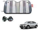 WolkomHome Silver foil Shade UV Protection Curtain Car Sunshade Film Windshield Visor Front Windshield Sunshade Cover for BMW X4