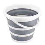 Kayru Collapsible Bucket Folding Gallon Cleaning Bucket Mop Bucket Foldable Portable Small Plastic Water Supplies for Outdoor Garden Camping Fishing Car Wash Space Saving (Multicolor) (10 L)