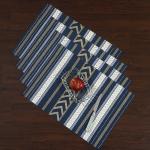 ODE & CLEO Print With Bead Work Premium Cotton Eco-Friendly Versatile Table Mats