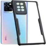 JOBINKA (Eagle Infinix Note 10 Pro Black/Transparent) Shock Proof Clear Protective Hybrid TPU & PC Transparent Back Crystal Clear Eagle Case Cover for Infinix Note 10 Pro (Black/Transparent)