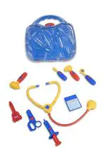 THE BRAIN GYM FACTORY Unisex Children Plastic Ratna's Dr. Set Toys | Colour - Multicolor | Size - M | 10 Pcs