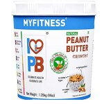 MyFitness Natural Peanut Butter Crunchy 1250g (Unsweetened)