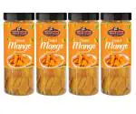 YUM YUM Dried Mango Sliced 600 g (Pack of 4 - 150 g Jar Each) Mango Fruits