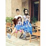 Sharva Enterprise Family Doll Big Size Multi Color Doll with Family Play Set. Mother Father with Kids. [ Multi Color ]