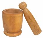 NSCC Wooden Okhli Masher and Pestle Set Imam Dasta Spice Mixer for Kitchen Product