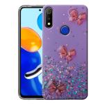 SROCK Realme 3, Realme 3i Back Case Cover for Girls | Sparkle Glitter | Stylish | Partywear | for Ladies Women Back Case Cover for Realme 3, Realme 3i- Purple
