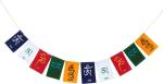 PARTY MIDLINKERZ Tibetan Prayer Multicolor Polyester Outdoor Flag