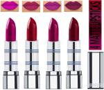 OUR BEAUTY Multicolor New Stylish Highly Moisturing Full Coverage Creamy Matte Lipsticks 27, 14 G (Pack Of 4)