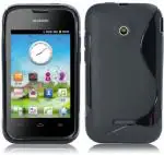 Leyon Black Plastic Back Cover For Huawei Ascend Y200