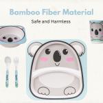 Adore Hey Ya! Bamboo Meal Sets - Pack of 5 accessories- Koala