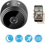 AVOIHS magnet ji0 Wireless Security Camera with HD Night Vision Support 64GB (Black)