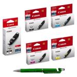 CANON PGI 750 XL BK & CLI 751 B/C/Y/M Ink Cartridge (SET OF 5) with 3in1 Multi-Function Creative Mobile Phone Stand