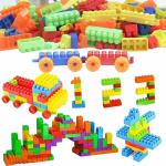 Vastate Satsun Building Blocks for 2 Year Old Kids Big Size Blocks Toys for Kid Educational Toys 60 Pcs