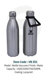 SEVOU Stainless Steel Bottle, Silver