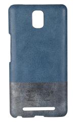 Gorogue Black Leather Back Case Cover For Gionee Marathon M5 Plus