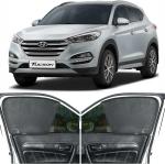 Able Dotnet Half Car Magnetic Sun Shade Curtains for Hyundai Tucson Set of 4 Pcs (2016 to 2021 Model)