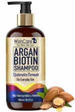 WishCare Argan Biotin Shampoo - Restorative Formula - Moroccan Argan Oil Shampoo (300ml)
