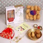 Bansiwala Rakhi Hamper- Mathura Peda & Dry Kachori