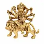 Vrindavan Maa Durga MATA Rani Idol, Jagdamba Statue, moorti, murti for Home Mandir and Home Decor (300gms)