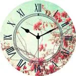 eKARTIK Digital Pink Tree Print/Designer Wall Clock for Home/Living Room/Bedroom/Kitchen and Office