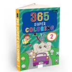 BOOKFORD 365 Super Coloring Book - 2 For Kids With 368 Pages- Fun, Educational, Colorful Imagery, Engaging Activities, And Hours Of Entertainment Drawing Books For Kids Suitable For All Ages Groups