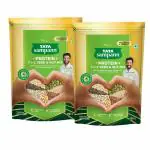 Tata Sampann Protein 7-in-1 Seed & Nut Mix | Power Packed & Crunchy Snack | Trail Mix | 200g x 2 | Roasted Pumpkin, Watermelon, Sunflower, Flax, Chia, Sesame Seeds & Soya Nuts | 400g