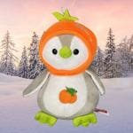 Glance Cute Fruit Penguin Soft Toy for Kids Oange - Height 20 cm