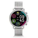 Vibez by Lifelong Ornate Smartwatch For Women with HD Display|Body Temprature |24x7 Heart Rate & SpO2 Tracking|8 Sports Mode|Sleep Monitor|IP67|7 days Battery Backup (VBSWW45, 1 Year Manufacturer Warranty, Silver)