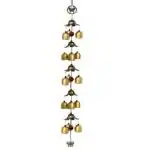 QWICK CLICK Brass Dream Catcher Wind Chimes for Balcony Home Decoration Positive Energy-42inch