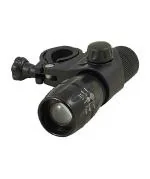 FASTPED Black Bicycle Zoomable 3 Mode Headlight