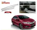 Auto E-Shopping Car Window Lower Garnish Stainless Steel City I-Dtec Set of 4 Pieces