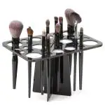 Maycreate Black Acrylic Makeup Brush Holder Organizer 360 Rotatable Brushes Set - Azxo2-15Nfyrd