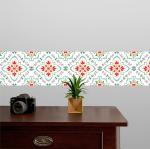 Asian Paints EzyCR8 Self - Adhesive Spanish MosaicWall border