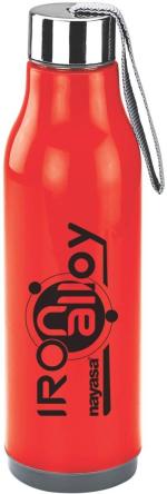 NAYASA BPA Free and Leakproof Plastic Whip Water Bottle - 600 ml