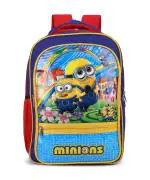 Divjot Minion Printed Polyster Fabric with hiquality Padding Stylish School Bag