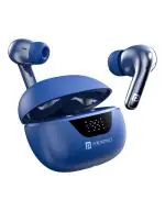 Portronics Harmonics Twins 28 ANC TWS in Ear Earbuds With Smart Touch Control, 30 Hours Playback, Quad Mic ENC, Low Latency, 13mm Dynamic Driver, IPX 5 Water Resistant, Fast Type C Charging(Blue)
