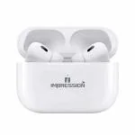 IMPRESSION Air-Buds Pro (Generation -2) In-Ear True Wireless Earbuds with Mic, Bluetooth V5.3 Headset, Noise Cancellation, Type C Fast Charging, and Voice Assistant Support for iOS & Android (White)
