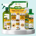 HERBAL STRATEGI Healthier Herbal Home Care Combo - Floor cleaner 1.80 Liters + Kitchen cleaner 500ML + Lemongrass Disinfectant & Freshner250 ml + Dishwashing Liquid500ml + Cockroach Repellent100ML + Ant Repellent100 ml