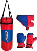 Skmt Kids Boxing Kit - Punching Bag, Gloves, Headgear (Pack Of 3)