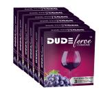 DUDEFORCE Black Grapes Flavoured Condoms for Men | Double the Fun with Double Flavour| Extra Dotted for Her Extra Stimulation | Lubricated Latex Condoms| Combo Pack of 6 total 18 Sheets