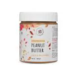 YELLOW BYTES Natural Peanut Butter (Crunchy) | Unsweetened| 30g Protein| Gluten Free| 350gms